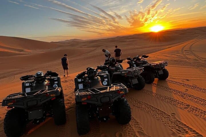 Erg Chebbi Quad Biking and Sandboarding: One-Hour Desert Rush from Merzouga