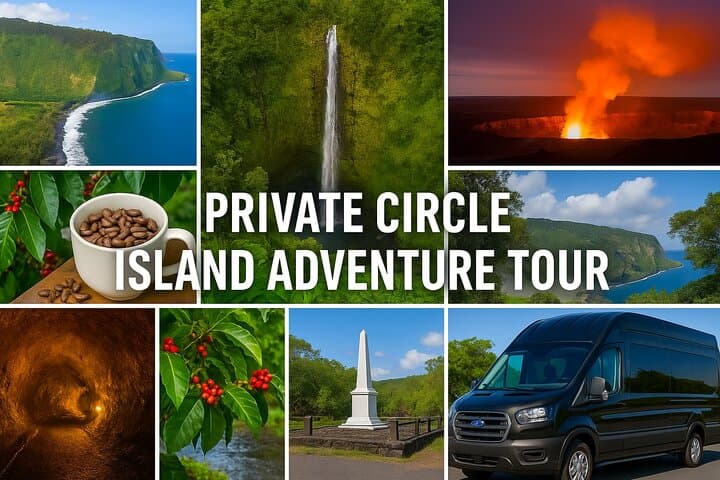 Private Big Island 14-Person Chauffeur Service — Custom Group Island Tours
