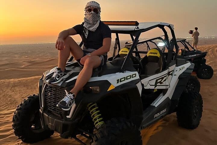 Evening Dubai Desert Safari with 30-Min Buggy Ride, Dune Bashing & BBQ photo 3