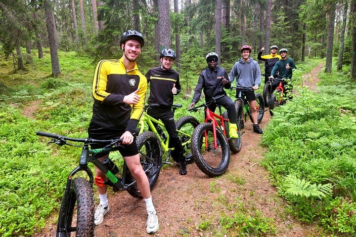 Fat Biking Ängsjö: Stockholm Forest Ride with Lunch & Sauna