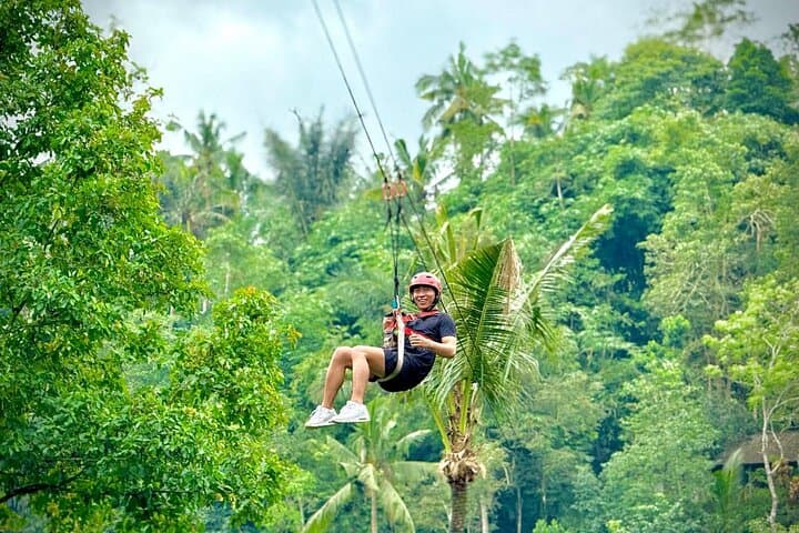 Ubud Zipline, Monkey Forest & Tibumana Waterfall Adventure photo 6