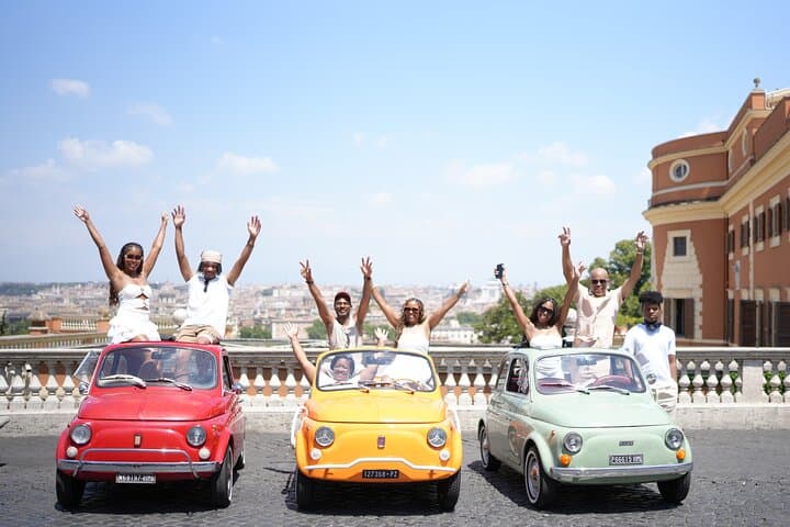 Cruise Rome in a Fiat 500: Vintage Car Tour with Pro Photoshoot photo 2