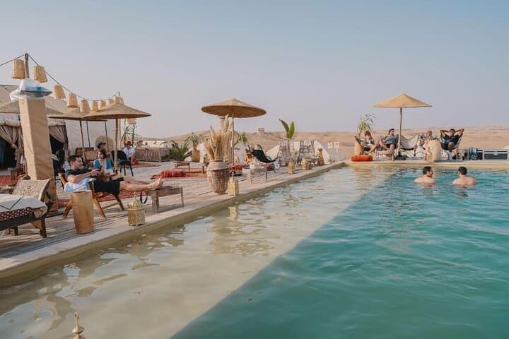 Agafay Desert Day Pass from Marrakech — Pool, Lunch & Desert Camp Relaxation