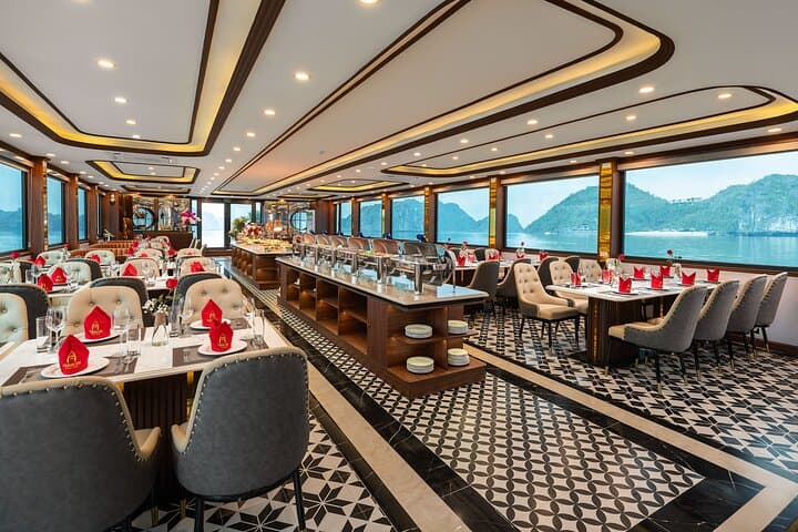 5-Star Halong Bay Cruise: Buffet Lunch, Kayaking & Sunset Party photo 3