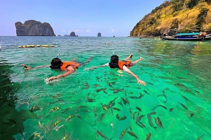 Krabi 4-Island Longtail Boat Trip from Ao Nang — Snorkel, Lunch & Photo Stops photo 1