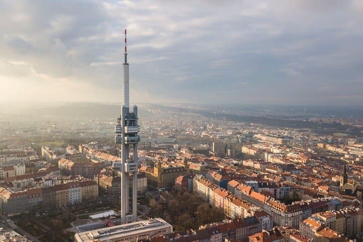 Zizkov TV Tower Vistas: Prague Observatory Ticket + Novi Grad Digital Tour photo 1