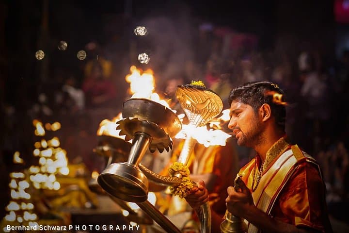 Golden Hour in Varanasi: Sunset Walk and Ganga Aarti Experience