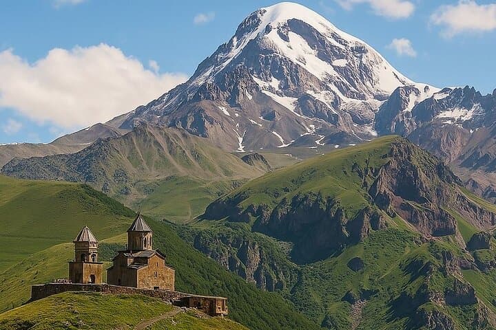 Kazbegi and Gudauri Full-Day Private Tour from Tbilisi — Gergeti Trinity, Jinvali & Mountain Views photo 3