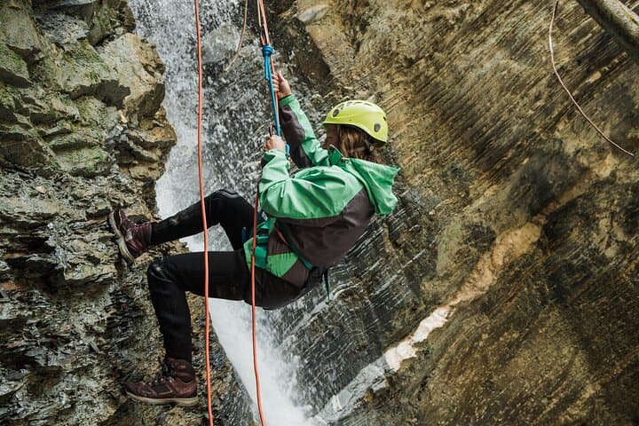 Beartooth Canyon Half-Day Canyoning in Golden, BC — Zipline, Rappels & Waterfalls photo 6