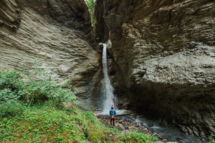 Beartooth Canyon Half-Day Canyoning in Golden, BC — Zipline, Rappels & Waterfalls photo 4
