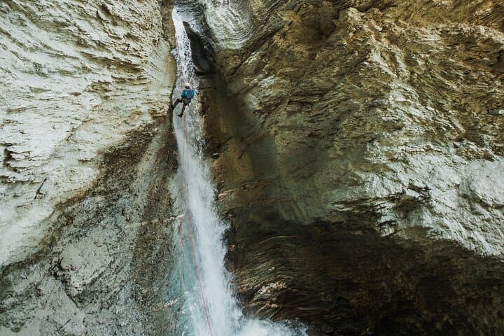 Beartooth Canyon Half-Day Canyoning in Golden, BC — Zipline, Rappels & Waterfalls photo 5