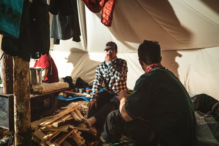 24-Hour Winter Camping in Davidson Forest: Prospector Tent Stay from Ottawa photo 4