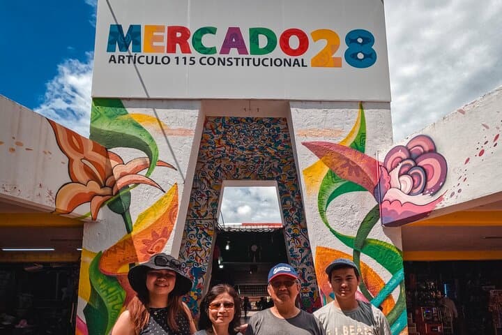 Cancun City Food & Market Tour: Tequila, Tacos & Playa Delfines
