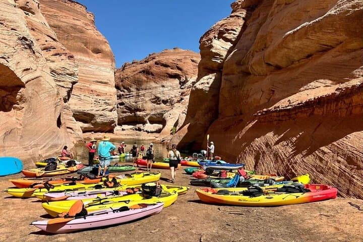 Kayak to Water Antelope Canyon: Lake Powell Guided Kayak and Hike photo 2