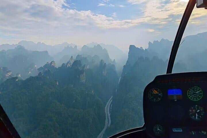 Helicopter Over Zhangjiajie: Wulingyuan Aerial Tour of Baofeng Lake & Avatar Peaks photo 4