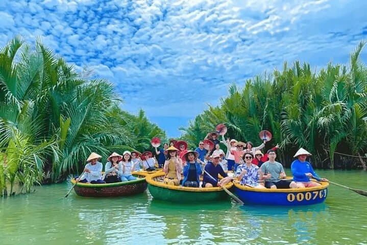 Hoi An Half-Day: Bay Mau Coconut Forest Basket Boat & Ancient Town Lantern Walk photo 1