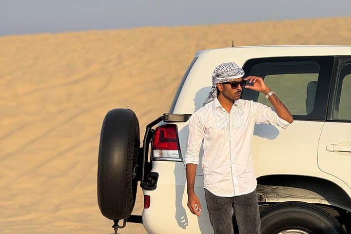 Doha Desert Safari to Khor Al Adaid — Dune Bashing, Sandboarding & Camel Ride photo 4