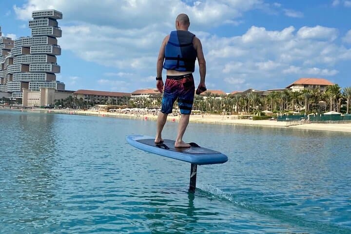 E-Foil on Palm Jumeirah: Silent Electric Hydrofoil Ride in Dubai photo 1