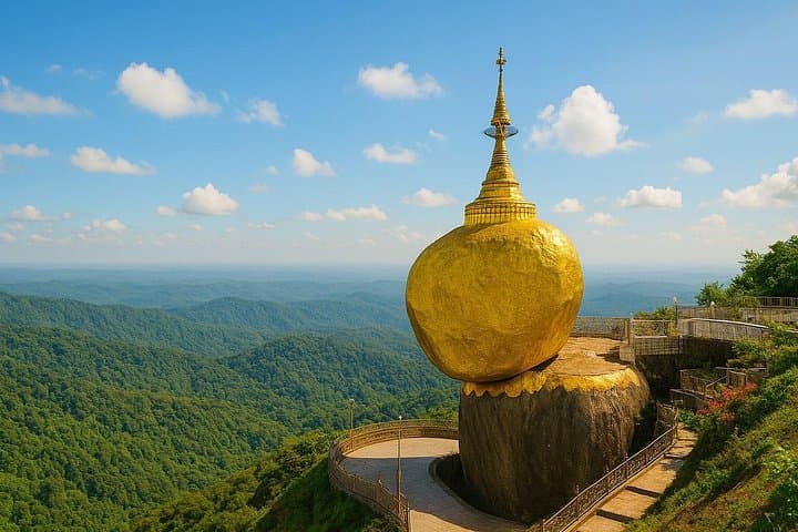 Golden Rock Day Trip from Yangon: Private Kyaiktiyo Pagoda Tour