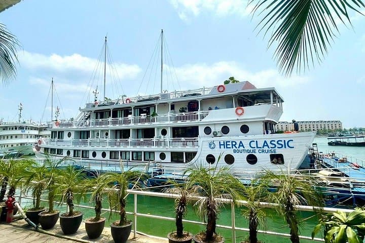 Hera Classic 2-Day Halong Bay Cruise — Balcony Cabins, Kayaks & Caves