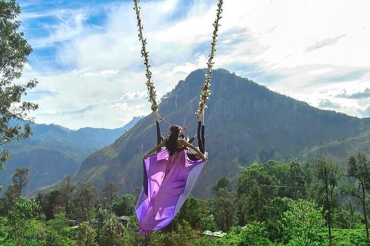 Ella Swing: Cliffside Swing Above Tea Plantations in Ella, Sri Lanka photo 3