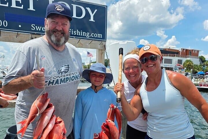 6-Hour Family Party Boat Fishing in Destin — Gulf Deep-Sea Adventure