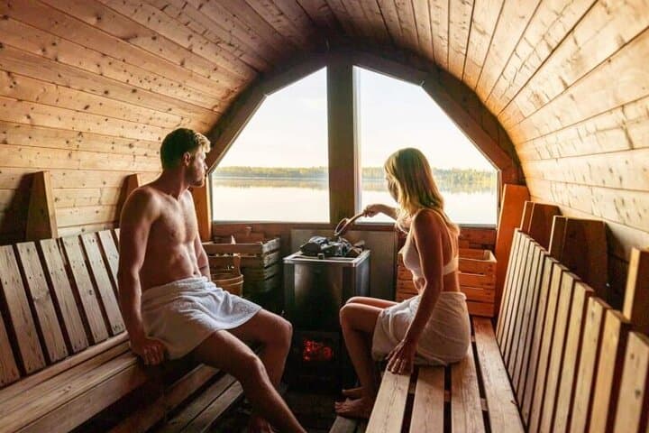 Wild Sauna Experience in the Canadian Rockies Near Banff — Winter Sauna & Cold Plunge