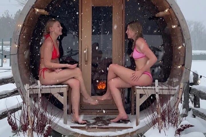Wild Sauna Experience in the Canadian Rockies Near Banff — Winter Sauna & Cold Plunge photo 6