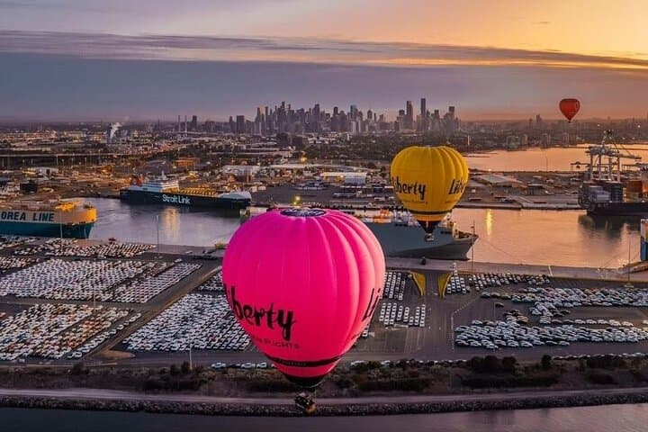 Sunrise Hot Air Balloon Flights Over Melbourne City — City Skyline & Optional Breakfast photo 2