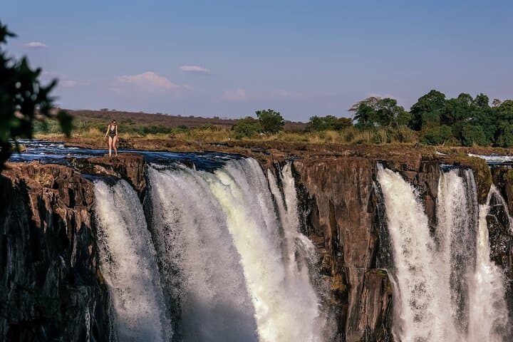 Cataract Island Excursion: Boat Transfer, Swimming & Views at Victoria Falls