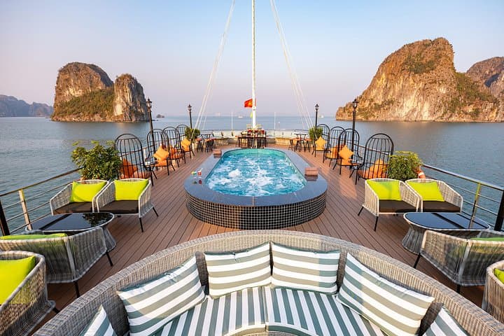 Luxury Amethyst Day Cruise in Ha Long Bay: Full-Day Karst Tour with Kayaking & Buffet photo 1