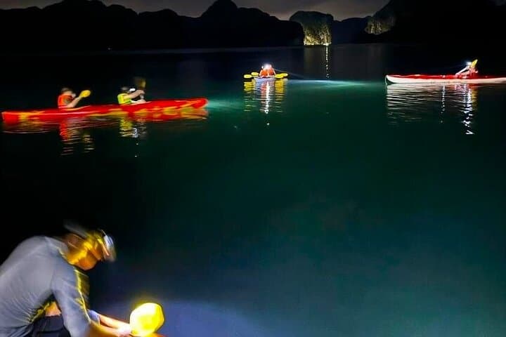 Cat Ba Sunset Kayak and Bioluminescent Plankton Night Tour