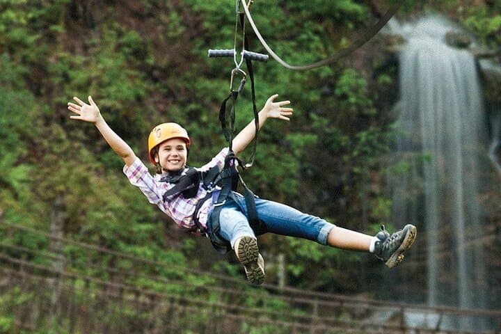 7-Line Waterfall Canopy Zipline Course at Foxfire Adventure Park photo 2