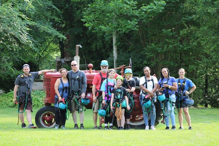 7-Line Waterfall Canopy Zipline Course at Foxfire Adventure Park photo 3