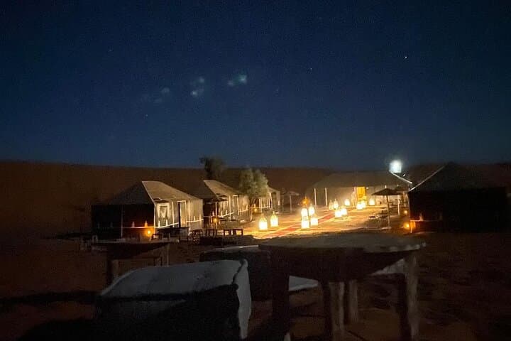 Merzouga Desert Camp: Camel Ride, Sunset Dunes & Night Under the Stars