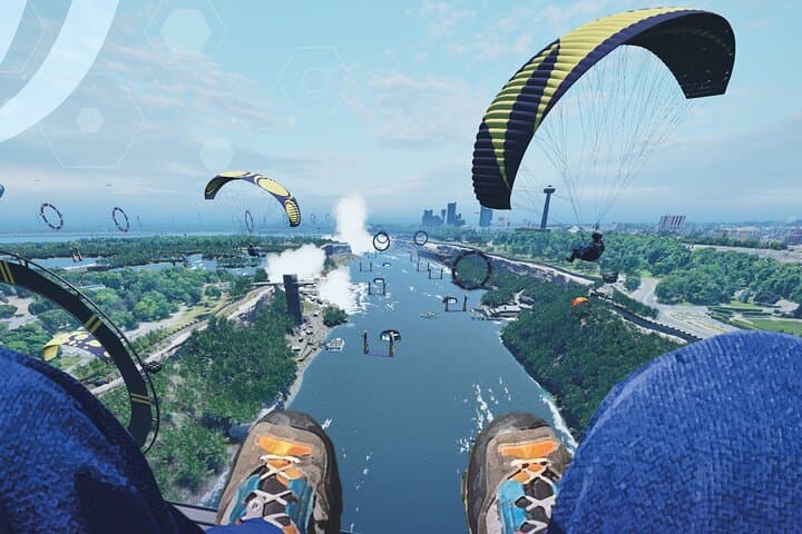 Niagara Virtual Parasailing VR Experience at Rainbow Air — Fly Over Niagara Falls photo 3