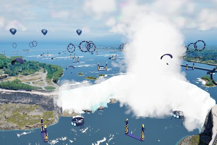 Niagara Virtual Parasailing VR Experience at Rainbow Air — Fly Over Niagara Falls photo 6