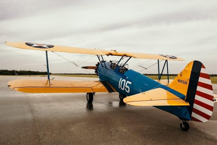 WWII Biplane Tour Over Rockport: Open‑Cockpit Historic Flight Above the Texas Coast