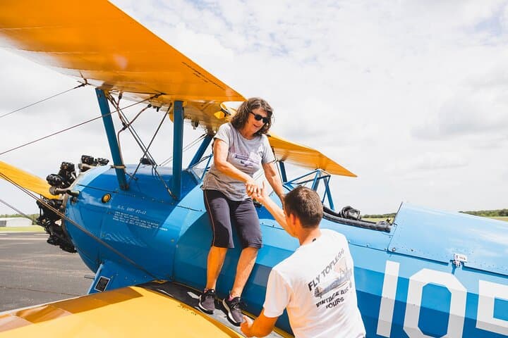 WWII Biplane Tour Over Rockport: Open‑Cockpit Historic Flight Above the Texas Coast photo 6