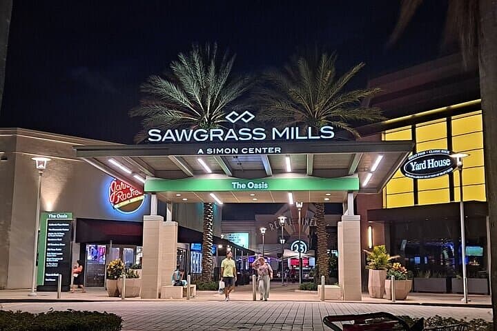 Miami to Sawgrass Mills: Private Round-Trip Transfer for Stress-Free Shopping