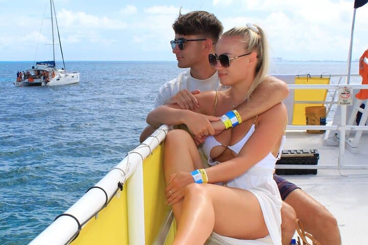 Isla Mujeres Catamaran Sail, Snorkel & Tequila Party from Playa del Carmen photo 4
