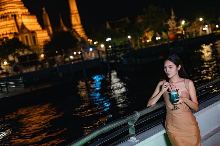 Bangkok Sunset Dinner Cruise on the Chao Phraya: Gourmet River Views and Nighttime Landmarks photo 2