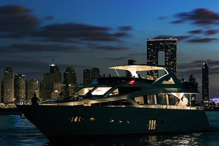 Dubai Harbour Luxury Yacht Cruise with BBQ and Skyline Views photo 2