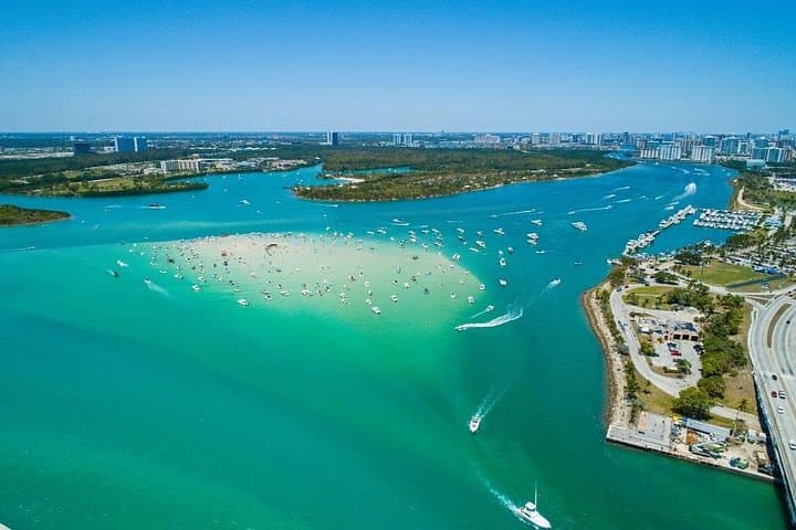 Miami Biscayne Bay Boat Tour with Sandbar & Raccoon Island Experience photo 1