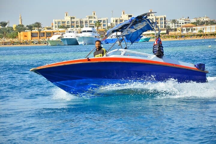 Speedboat to Orange Island and Turkish Bath in Hurghada: Snorkel, Sun and Steam photo 4