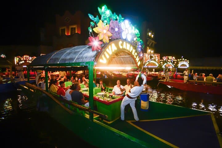 Xoximilco Floating Fiesta: Nighttime Trajinera Ride & Mexican Kermés in Cancun photo 3