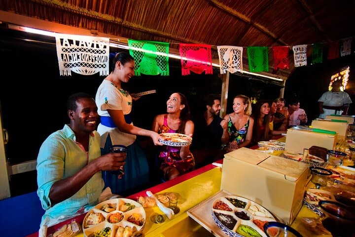 Xoximilco Floating Fiesta: Nighttime Trajinera Ride & Mexican Kermés in Cancun photo 6