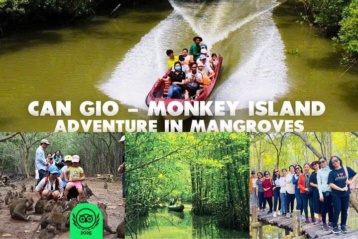 Can Gio Eco-Tour: Monkey Island, Crocodiles & Mangrove Speedboat Adventure