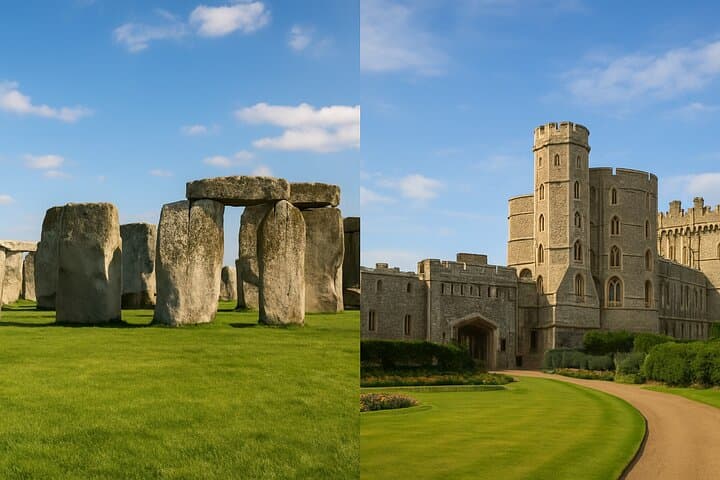 Southampton to Heathrow via Stonehenge & Windsor — Private Transfer with Attraction Stops