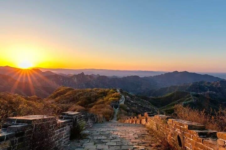 Mutianyu Great Wall: Private Day and Sunset Tour from Beijing